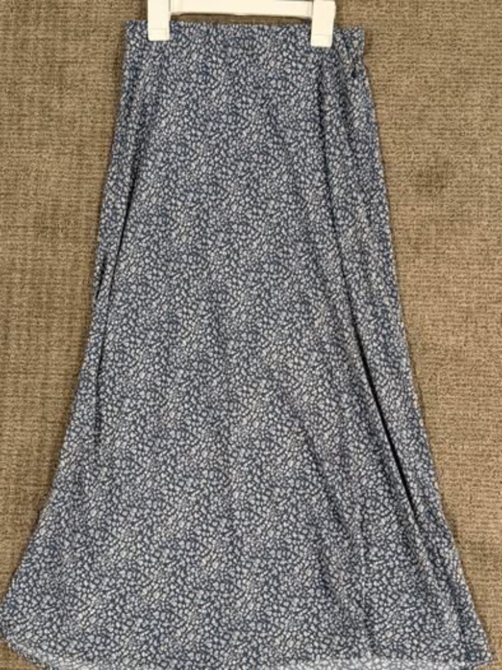 Blue Floral Maxi Skirt Size Small